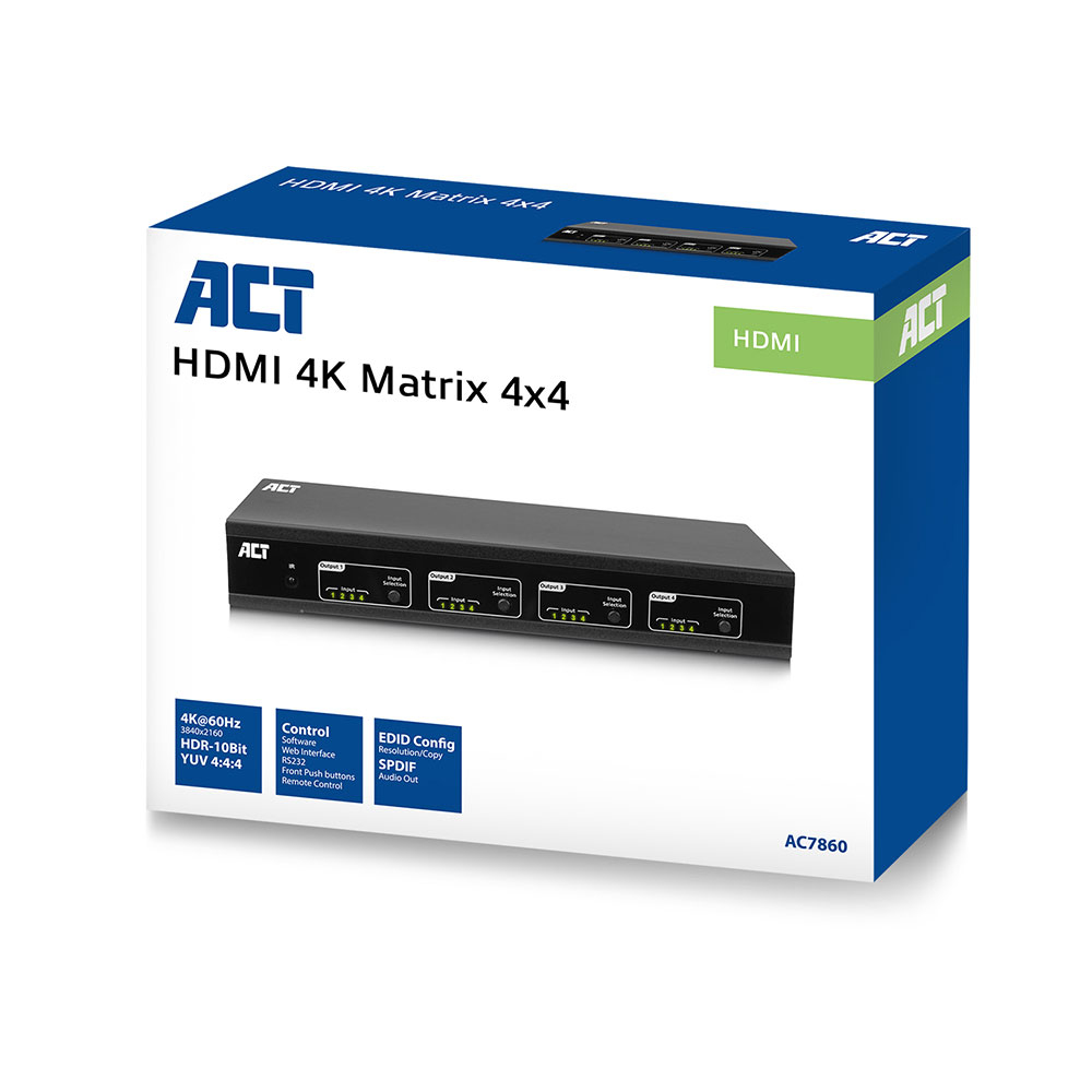 ACT AC7860 HDMI 4K Matrix Switch – image 4