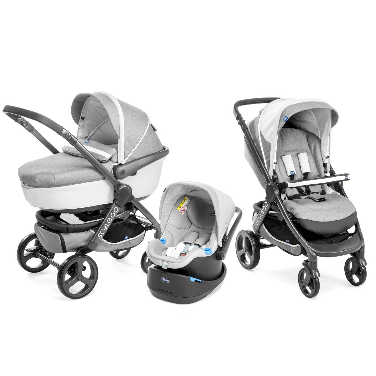 Chicco Trio StyleGo Seyahat Sistemi Bebek Arabası