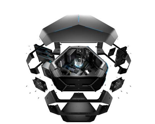 Alienware Area-51 R2 Intel® Core™ i7 X-series i7-6800K 32 GB DDR4-SDRAM 2.25 TB HDD+SSD NVIDIA® GeForce® GTX 1080 Windows 10 Tower PC Silver image 8