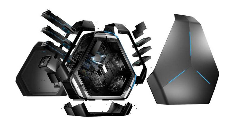 Alienware Area-51 R2 Intel® Core™ i7 X-series i7-6800K 32 GB DDR4-SDRAM 2.25 TB HDD+SSD NVIDIA® GeForce® GTX 1080 Windows 10 Tower PC Silver image 9