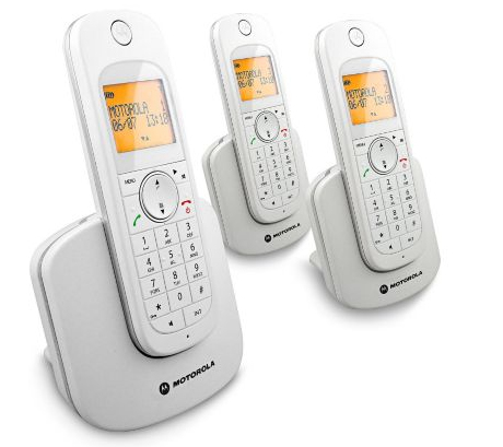Motorola D10 DECT telephone Caller ID White – image 2