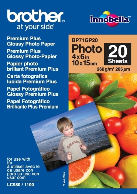 Brother LC-1100VB1P 4x LC-1100 + 1 pak papier – image 1