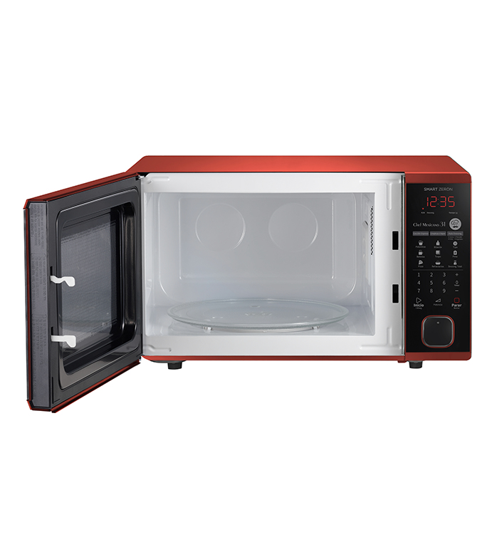 Daewoo KOR-1N4HR microwave Black, Red Countertop – image 4