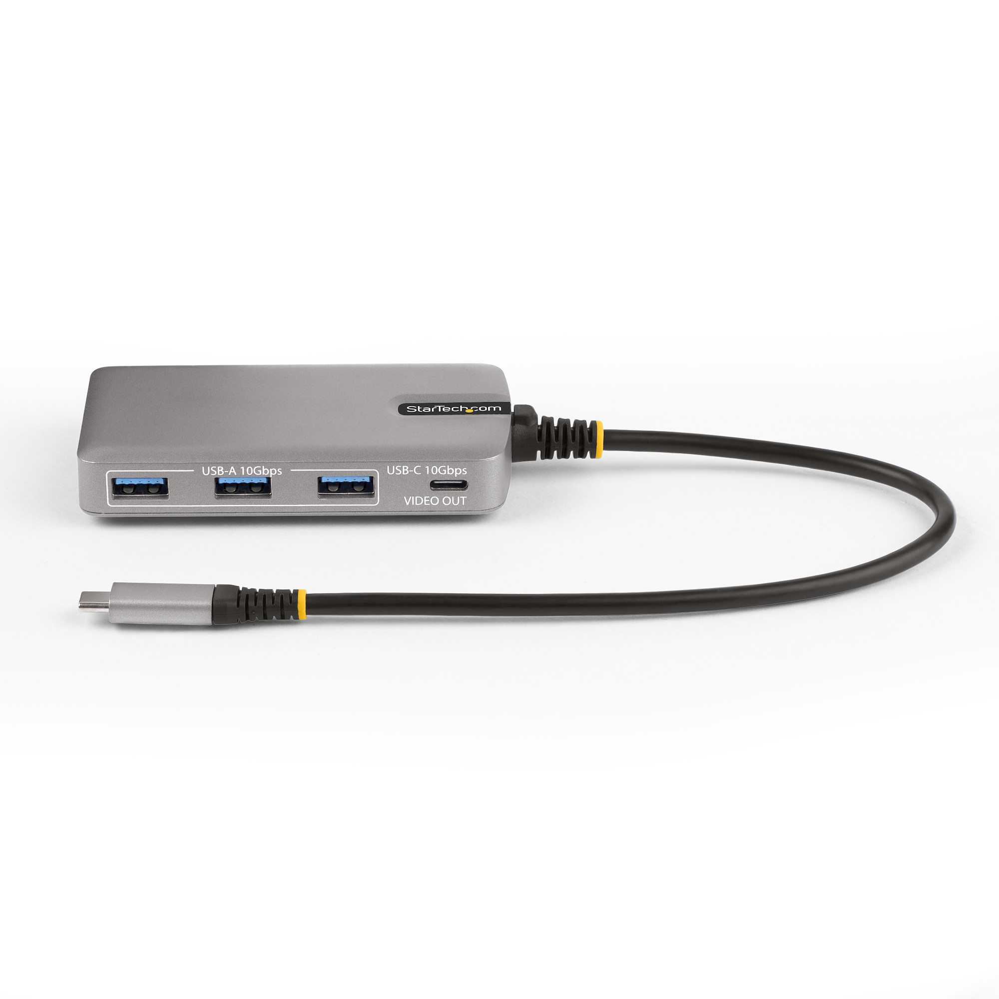 StarTech.com 4-Port USB-C Hub with USB-C DP Alt Mode Video Output 4K – image 3