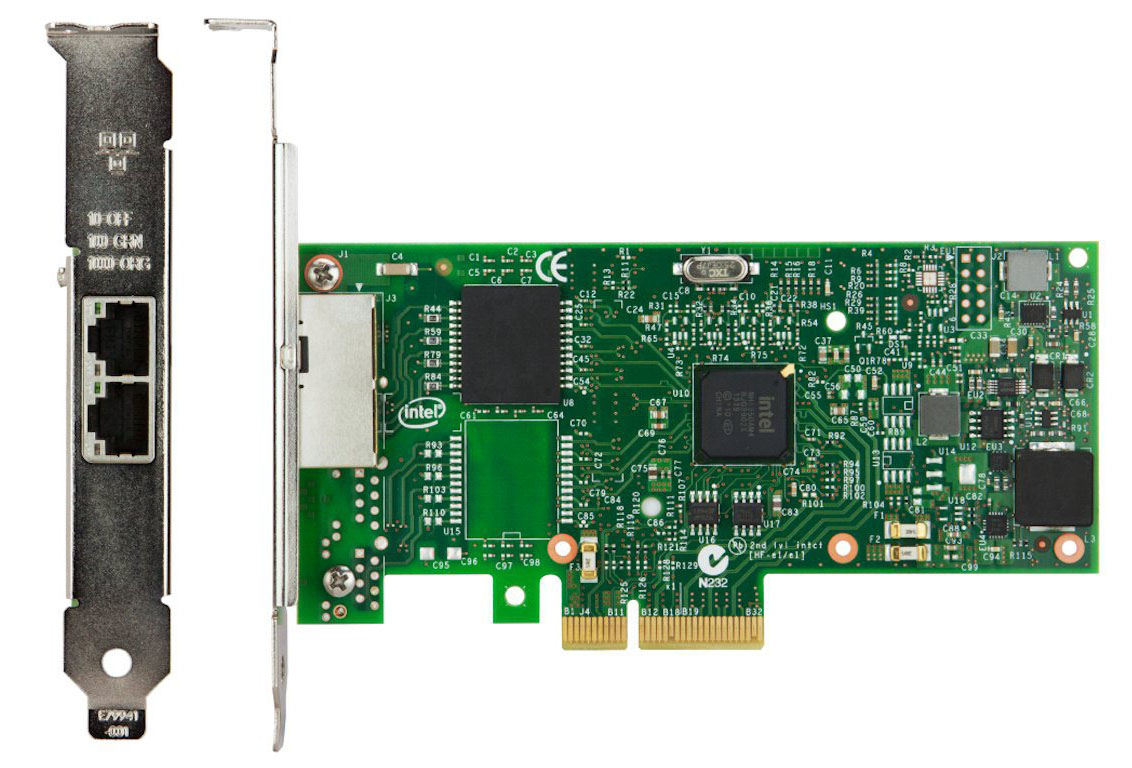 Lenovo ThinkSystem I350-T2 By Intel - Network adapter - PCIe 2.0 x4 low profile - 1000Base-T x 2 - for ThinkAgile MX3331-F Certified Node, ThinkSystem SR250 V2, ST250 V2, ST50 V2