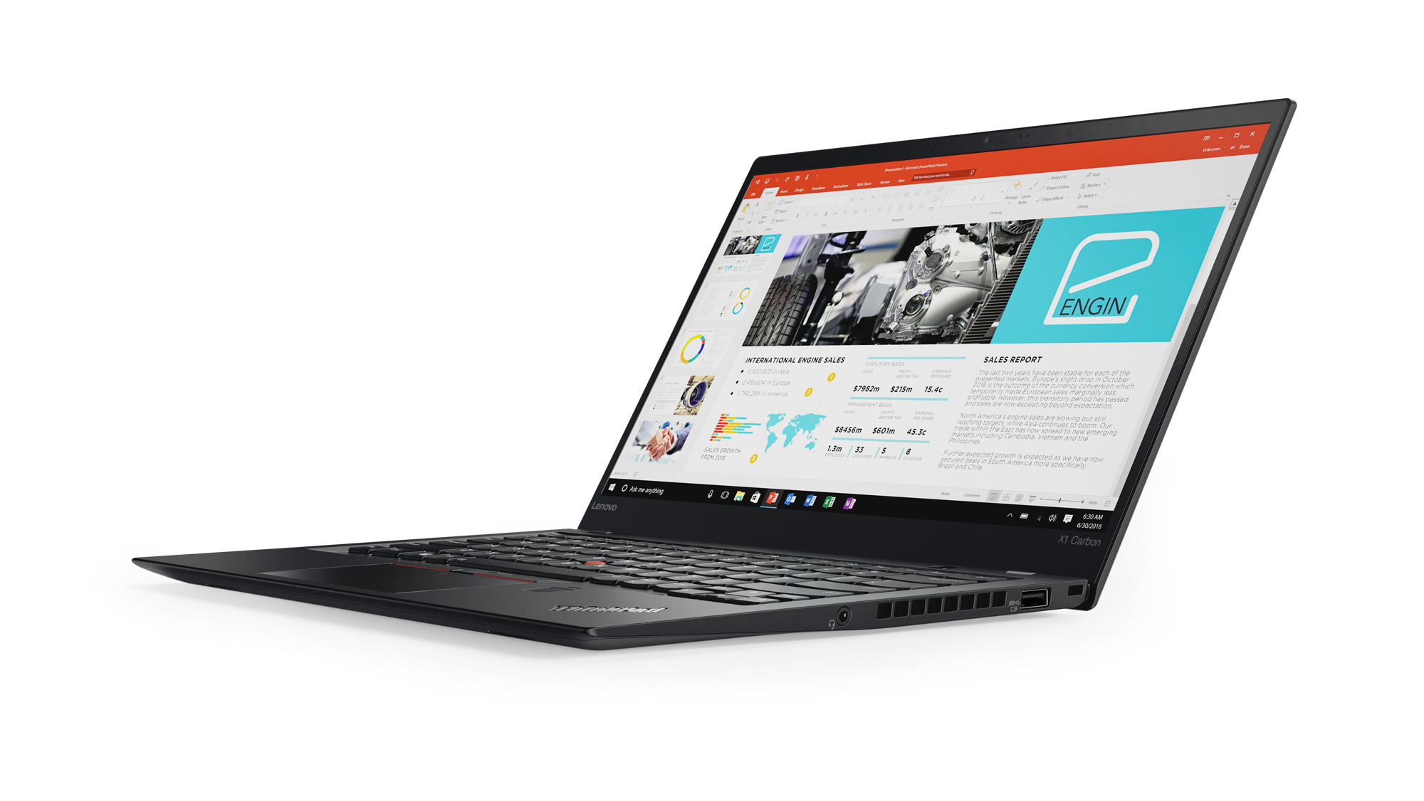 Lenovo ThinkPad X1 Carbon i5-7300U Notebook 35.6 cm (14") Full HD Intel®  Core™ i5 8 GB LPDDR3-SDRAM 256 GB SSD Wi-Fi 5 (802.11ac) Windows 10 Pro  Black
