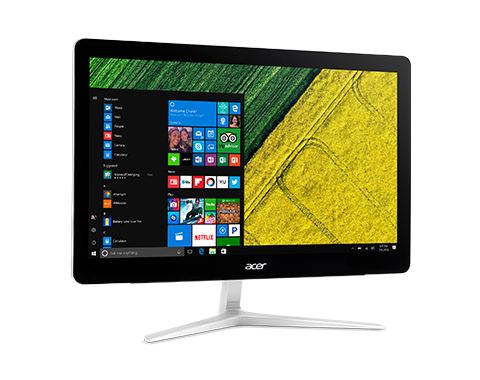 Acer Aspire Z24-880 Intel® Core™ i3 i3-7100T 60.5 cm (23.8″) 1920 x 1080 pixels All-in-One PC 6 GB DDR4-SDRAM 1.12 TB HDD+SSD Windows 10 Home Black, Silver image 2