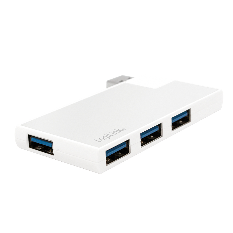 LogiLink UA0303 interface hub USB 3.2 Gen 1 (3.1 Gen 1) Type-A 5000 Mbit/s Silver – image 3