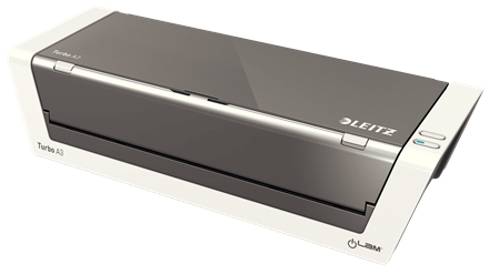 Leitz 75200000 laminatapparat Lamineringsmaskin för termisk laminering 1500 mm/min Antracit, Vit