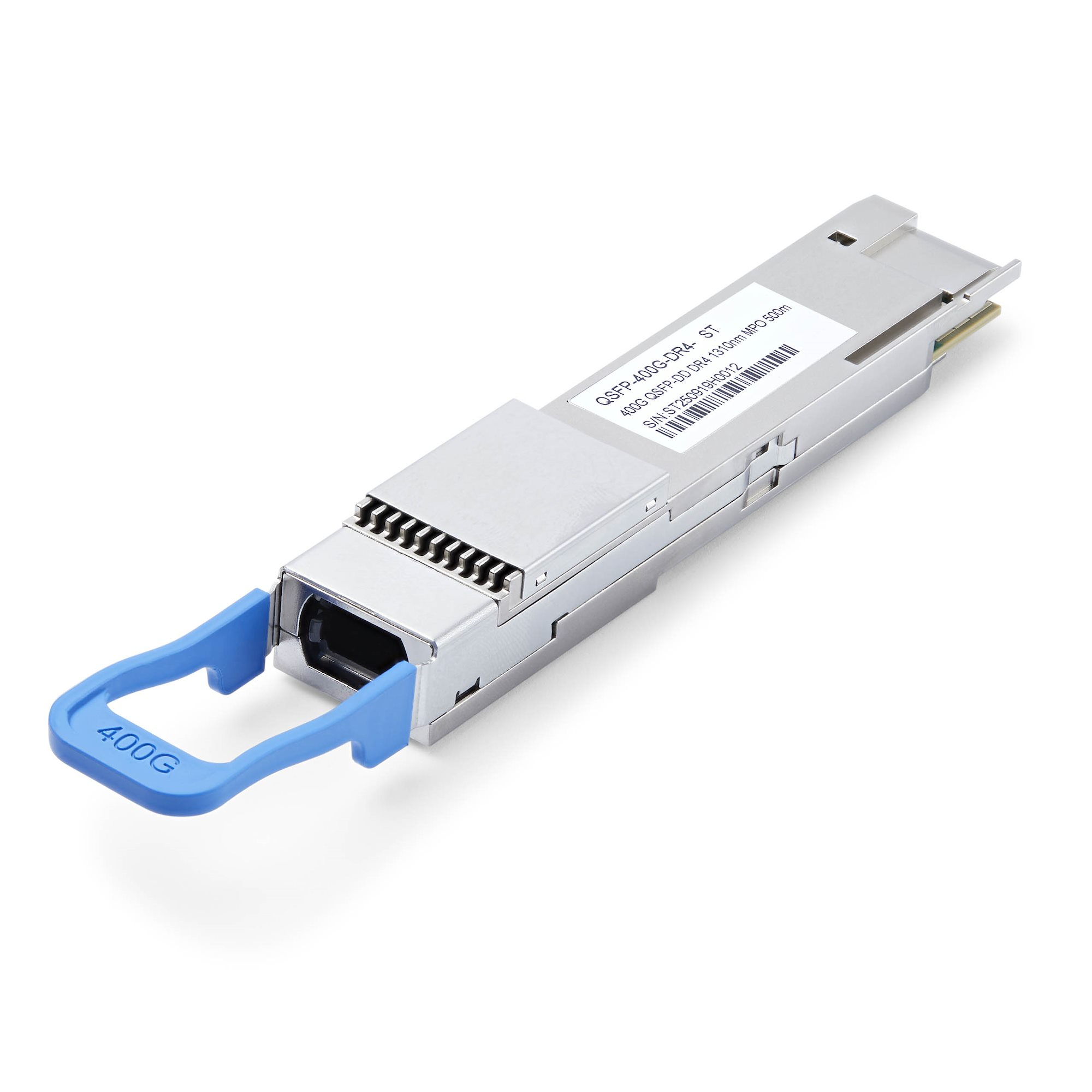 StarTech.com Cisco QDD-400G-DR4-S Compatible QSFP-DD Module, 400Gbps Single Mode Fiber (SMF), 500m [1640ft], MPO Transceiver, 1310nm – image 1