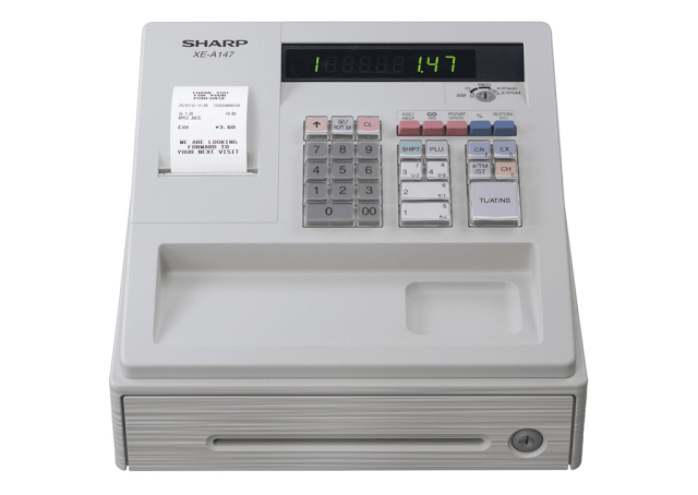 Sharp XEA147WH مسجل نقدي بنقل حراري
