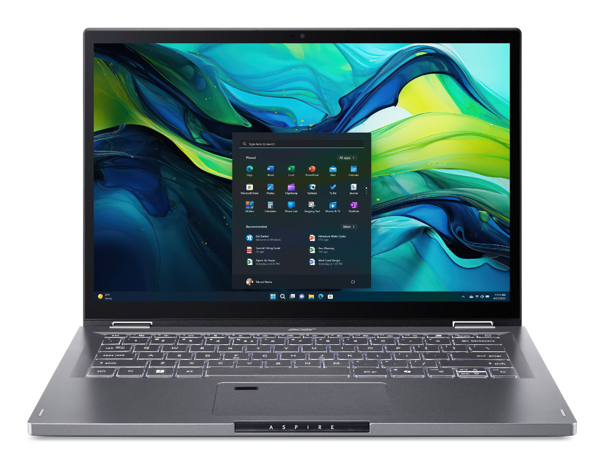 Acer Aspire Spin 14 ASP14-51MTN-73B5 Copilot+ PC Intel Core 7 150U Hybrid (2-in-1) – image 1