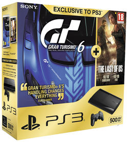 Sony Interactive Entertainment PlayStation 3 500GB + Gran Turismo 6 + The Last of Us