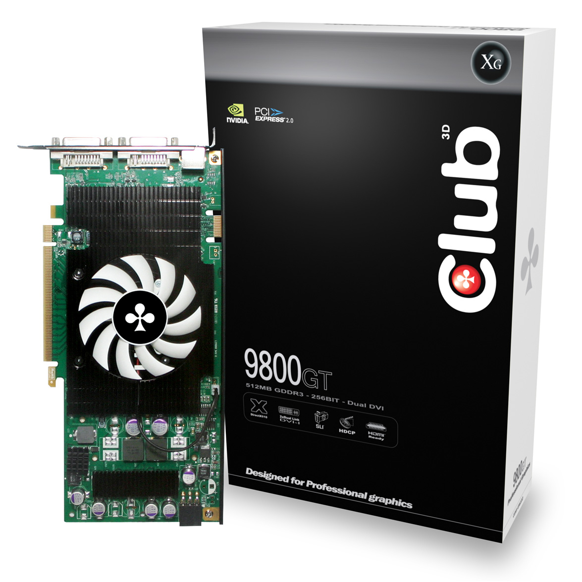CLUB3D 9800GT 512MB