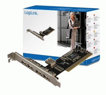 LogiLink 4+1-port USB 2.0 PCI Card – image 2