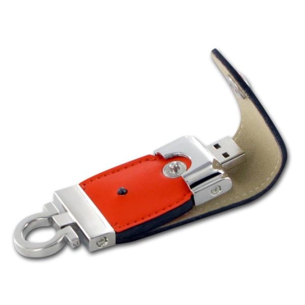 Nilox PEN DRIVE CUOIO 4GB ORANGE PASS