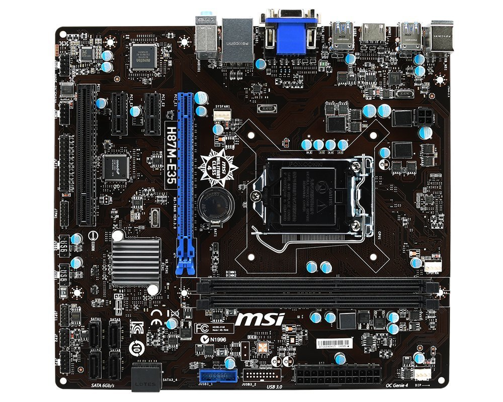 MSI H87M-E35 Intel® H87 LGA 1150 (Socket H3) micro ATX – image 5