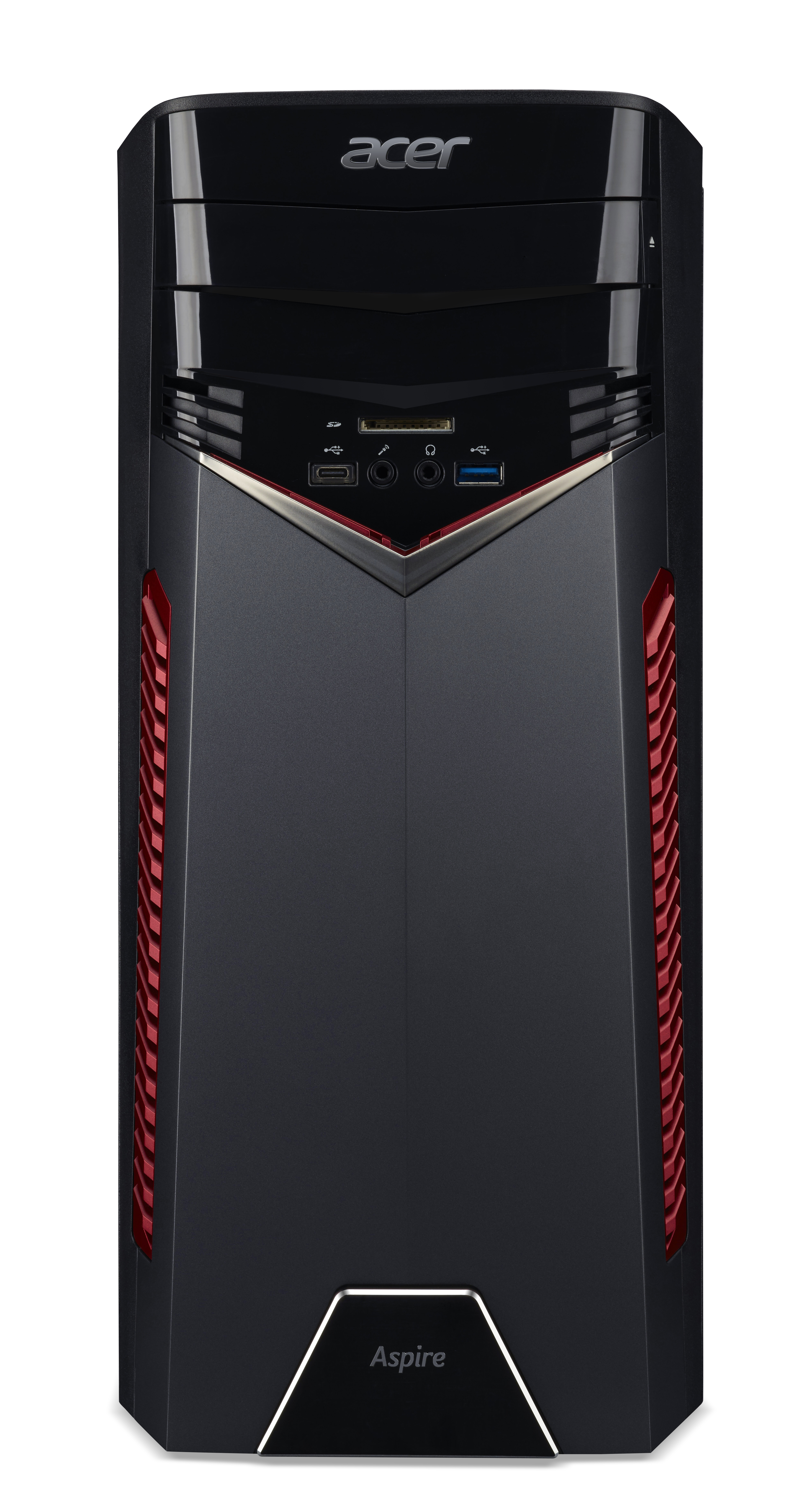 Acer Aspire GX-281 A710504 NL1 AMD Ryzen™ 7 1700 12 GB DDR4-SDRAM 2.25 TB HDD+SSD NVIDIA® GeForce® GTX 1050 Ti Windows 10 Home Tower PC Silver image 1