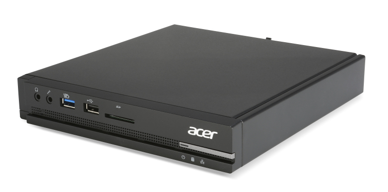 Acer Veriton N 2120G AMD E E1-2650 4 GB DDR3-SDRAM 500 GB HDD AMD Radeon R5 235 FreeDOS USFF Mini PC Black – image 2