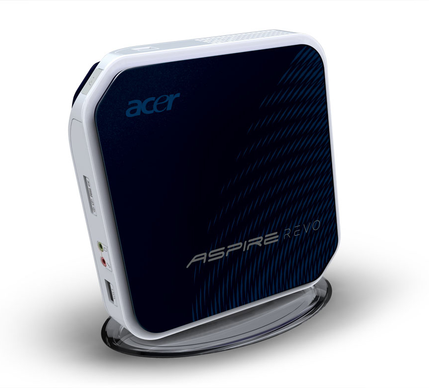 Acer Aspire Revo R3600-1EYZ Intel Atom® 230 2 GB DDR3-SDRAM 160 GB NVIDIA® GeForce® 9400 GT Windows Vista Home Premium PC Black image 3