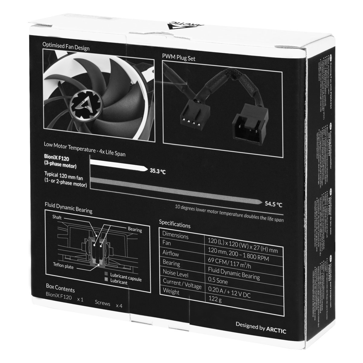 ARCTIC BioniX F120 Gaming Fan with PWM PST image 6