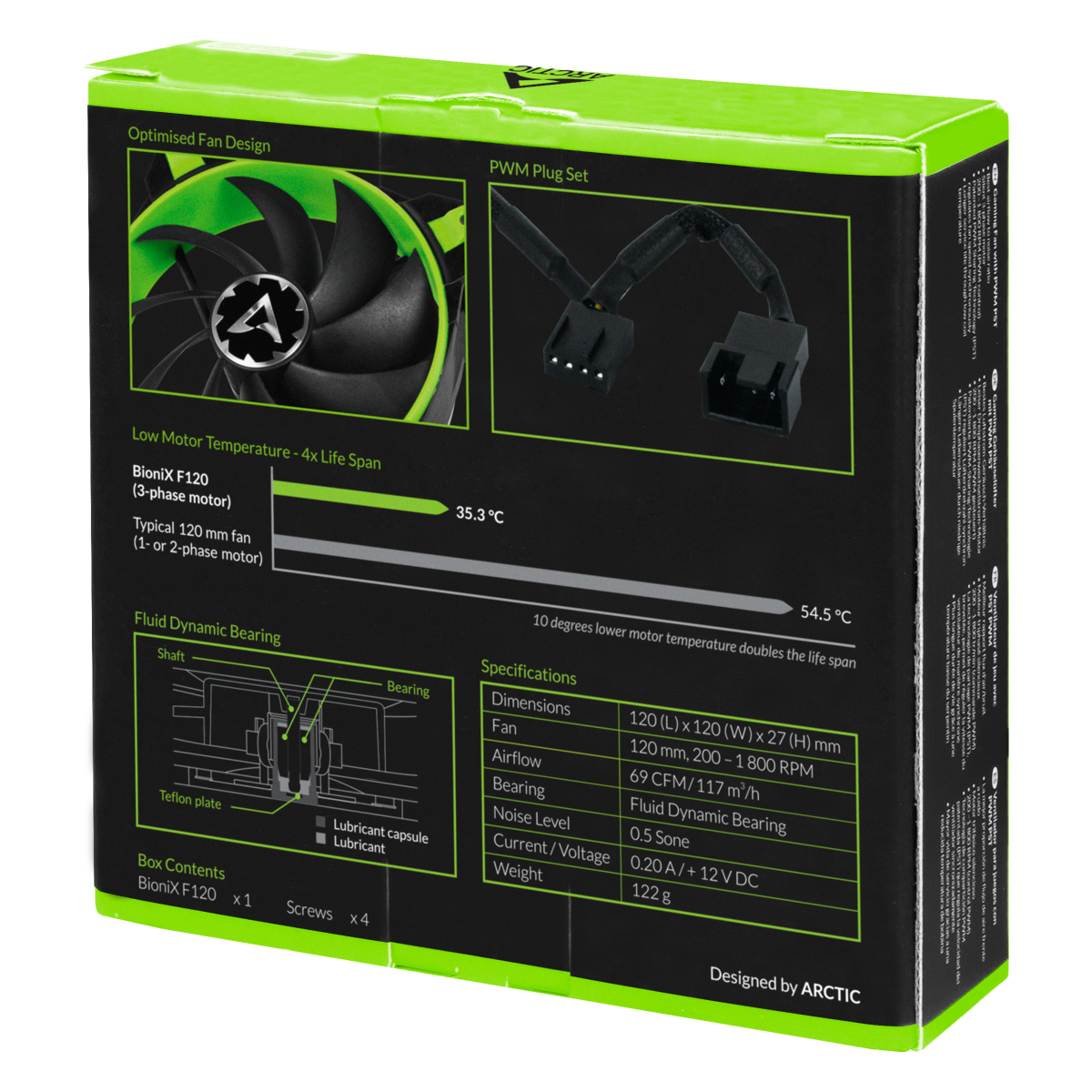 ARCTIC BioniX F120 Gaming Fan with PWM PST image 6