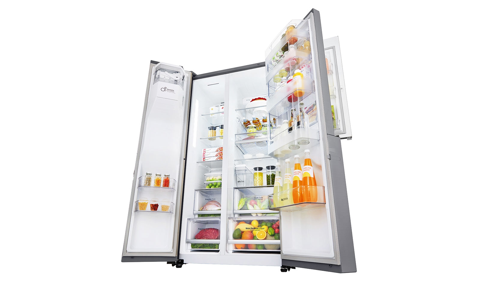 LG GSJ761PZTZ side-by-side refrigerator Freestanding – image 7