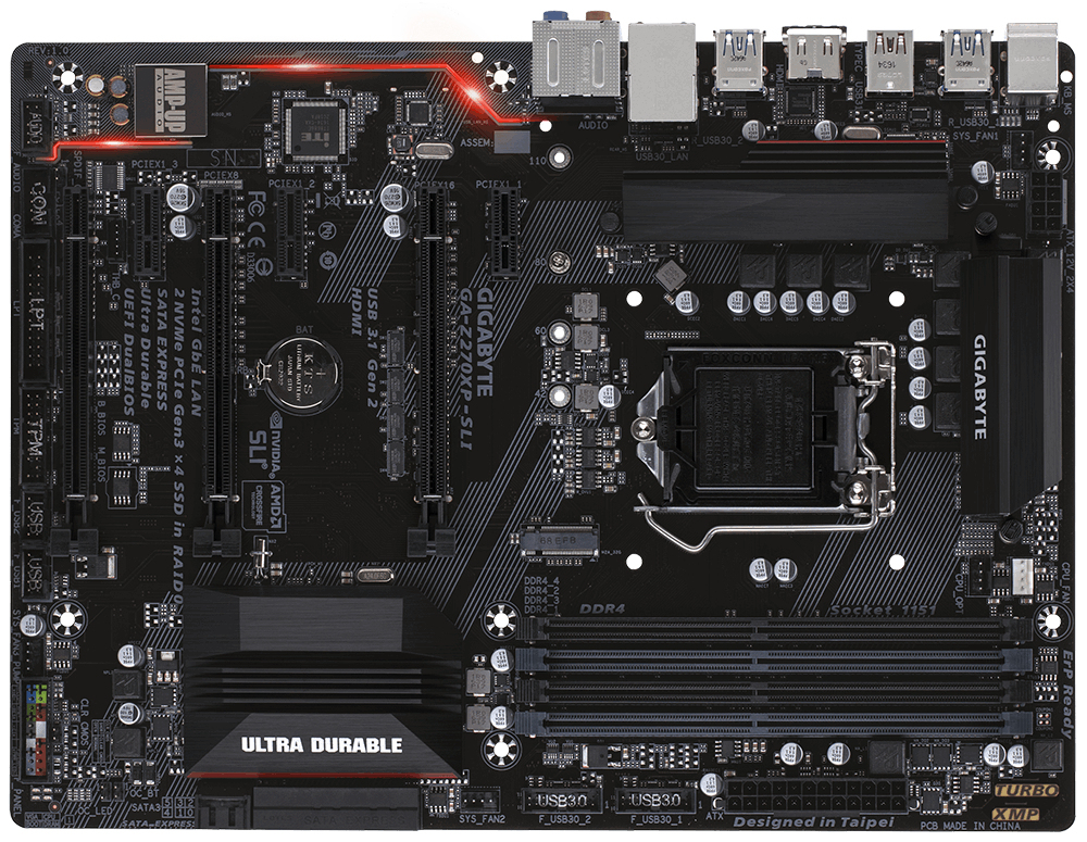 GIGABYTE GA-Z270XP-SLI motherboard Intel® Z270 LGA 1151 (Socket H4) ATX – image 2