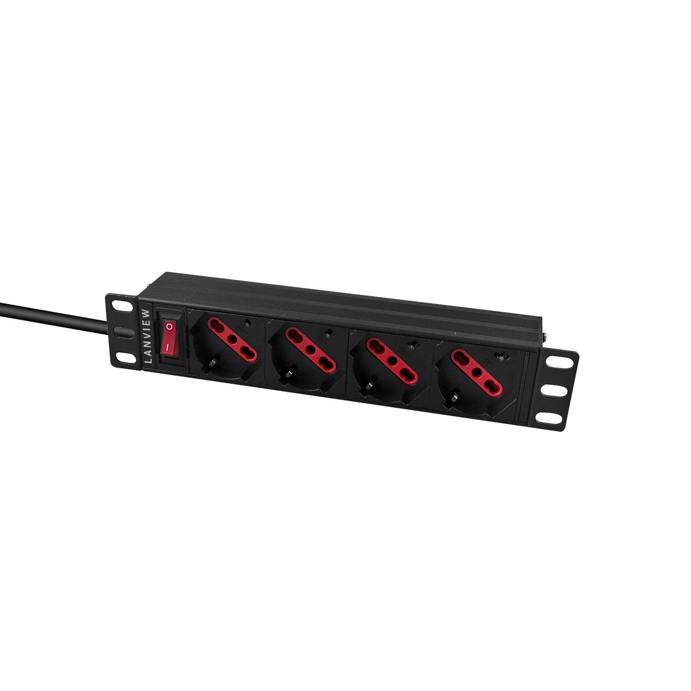 Lanview LVR-2MIT-SW-IT4 power distribution unit (PDU) 1U Black – image 2