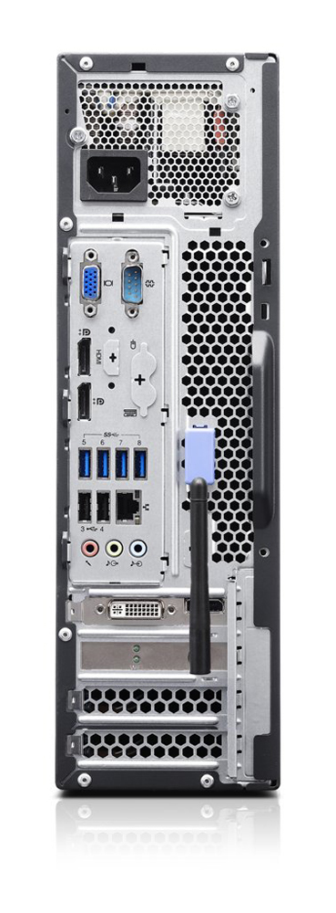 Lenovo ThinkCentre M93p Intel® Core™ i5 i5-4590 8 GB DDR3-SDRAM 500 GB HDD FreeDOS SFF PC Black image 4