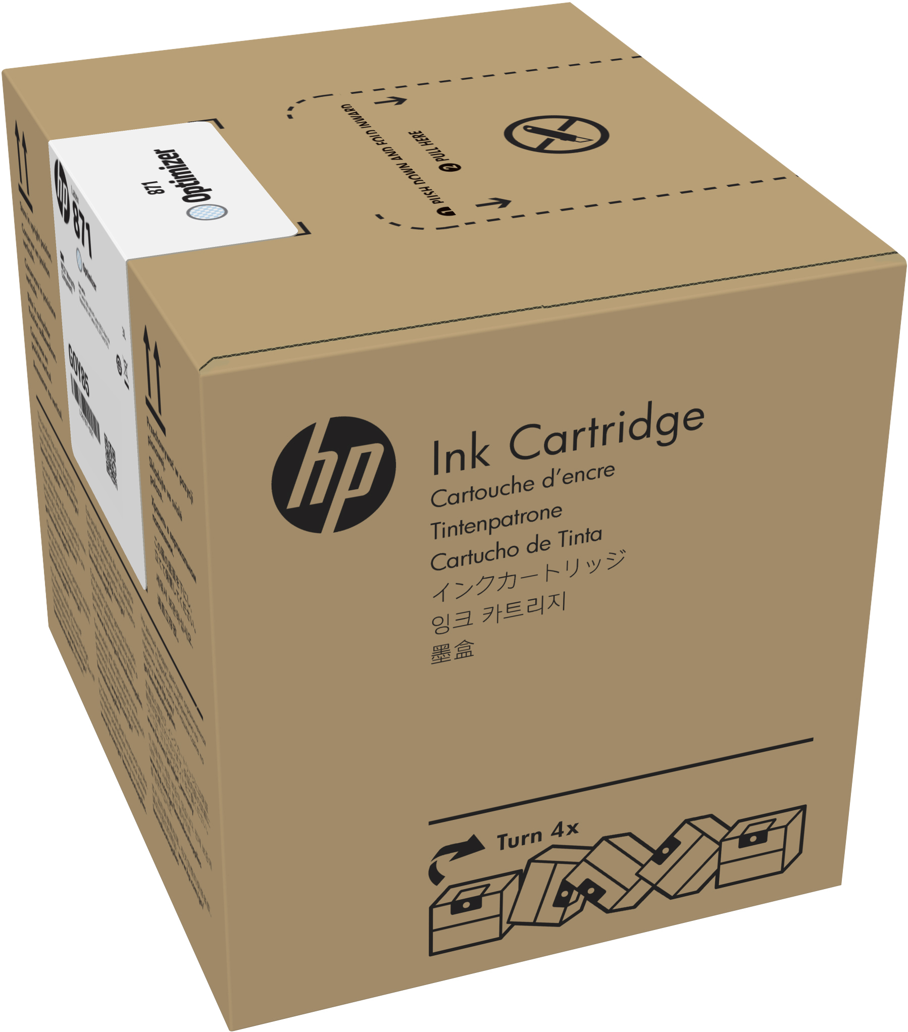 Tinta hp latex 871a 3 litros optimizador