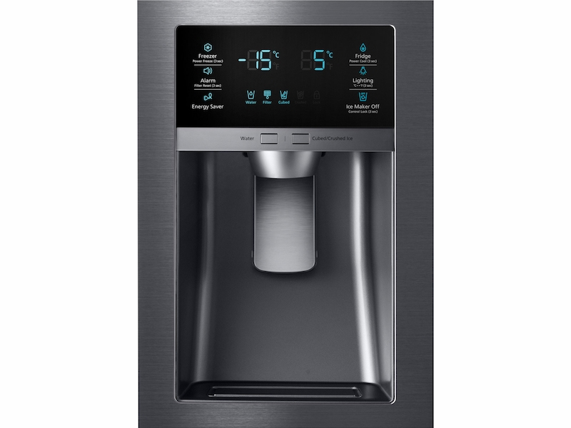 Samsung RF25HMEDBSG side-by-side refrigerator Freestanding – image 6