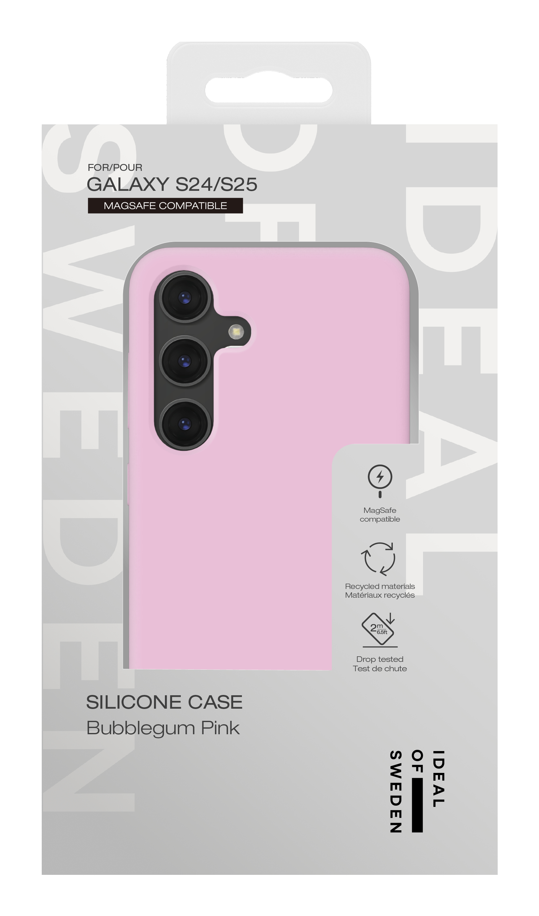 iDeal of Sweden Silicone Case MagSafe Galaxy S24 / S25 Bubblegum Pink – image 4