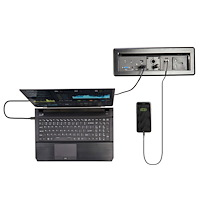 StarTech.com Conference Table Box for AV Connectivity & Power/Charging - 4K HDMI output with HDMI, DP, & VGA Inputs, GbE, Audio - Charging Station w/ 2x USB-A & – image 8