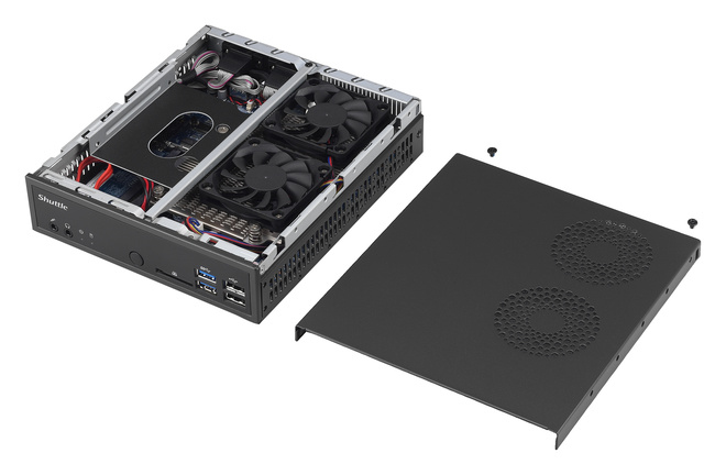Shuttle XPC slim DH170 Intel® Core™ i3 i3-6100T 16 GB DDR3L-SDRAM 120 GB SSD Windows 10 Pro Mini PC Black image 6