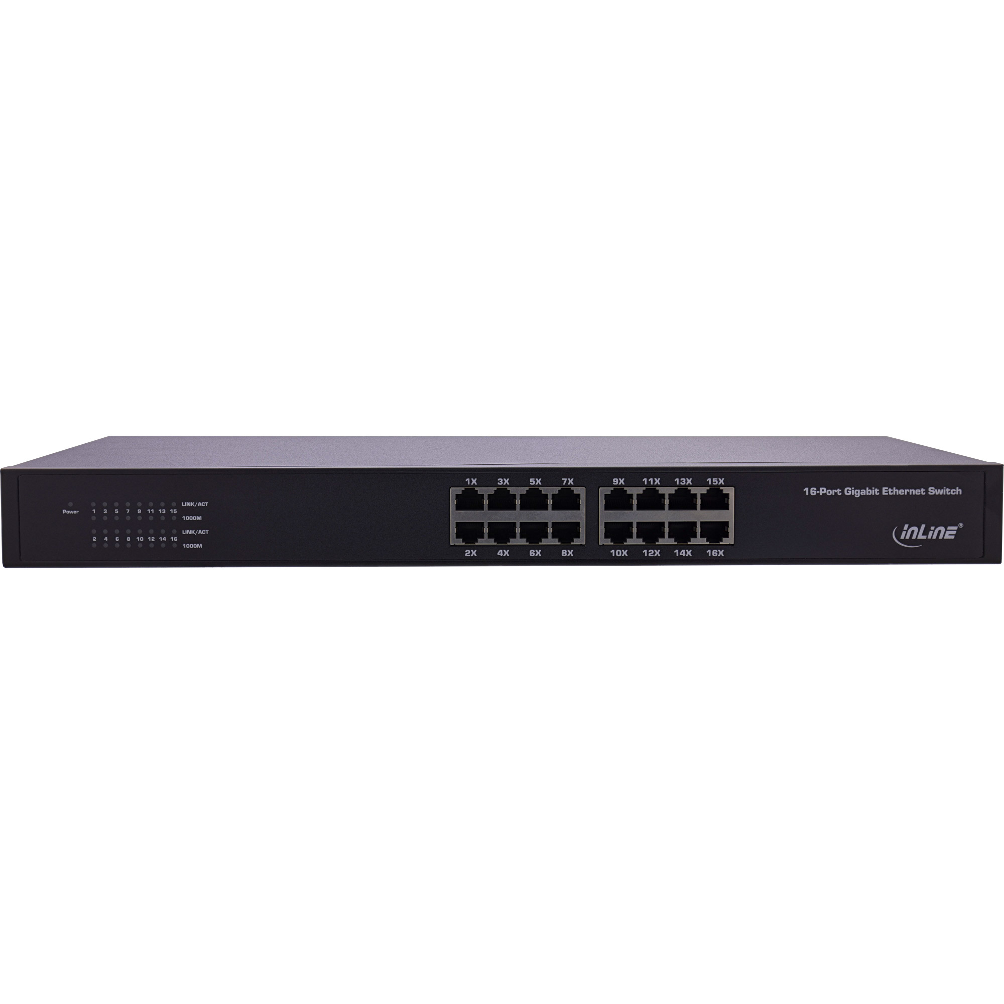 InLine Gigabit Network Switch 16-Port – image 2