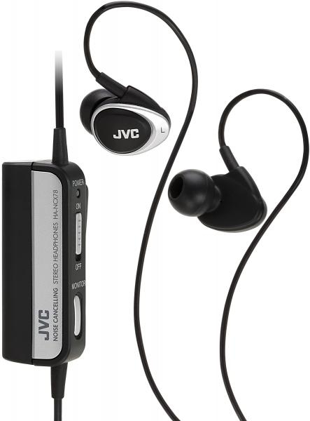 JVC HA-NCX78 Headphones Wired In-ear Music Black image 1