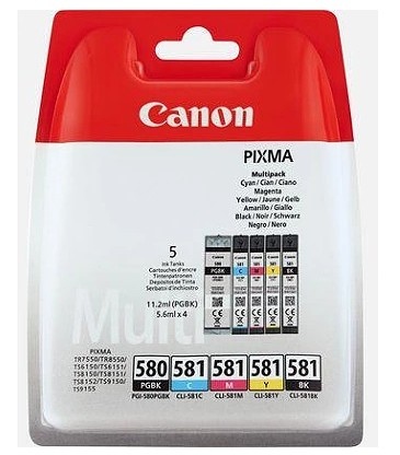 Canon 2078C006. Black ink type: Tinta à base de pigmentos, Volume de tinta preta: 11,2 ml, Tipo de embalagem: Pacote multi