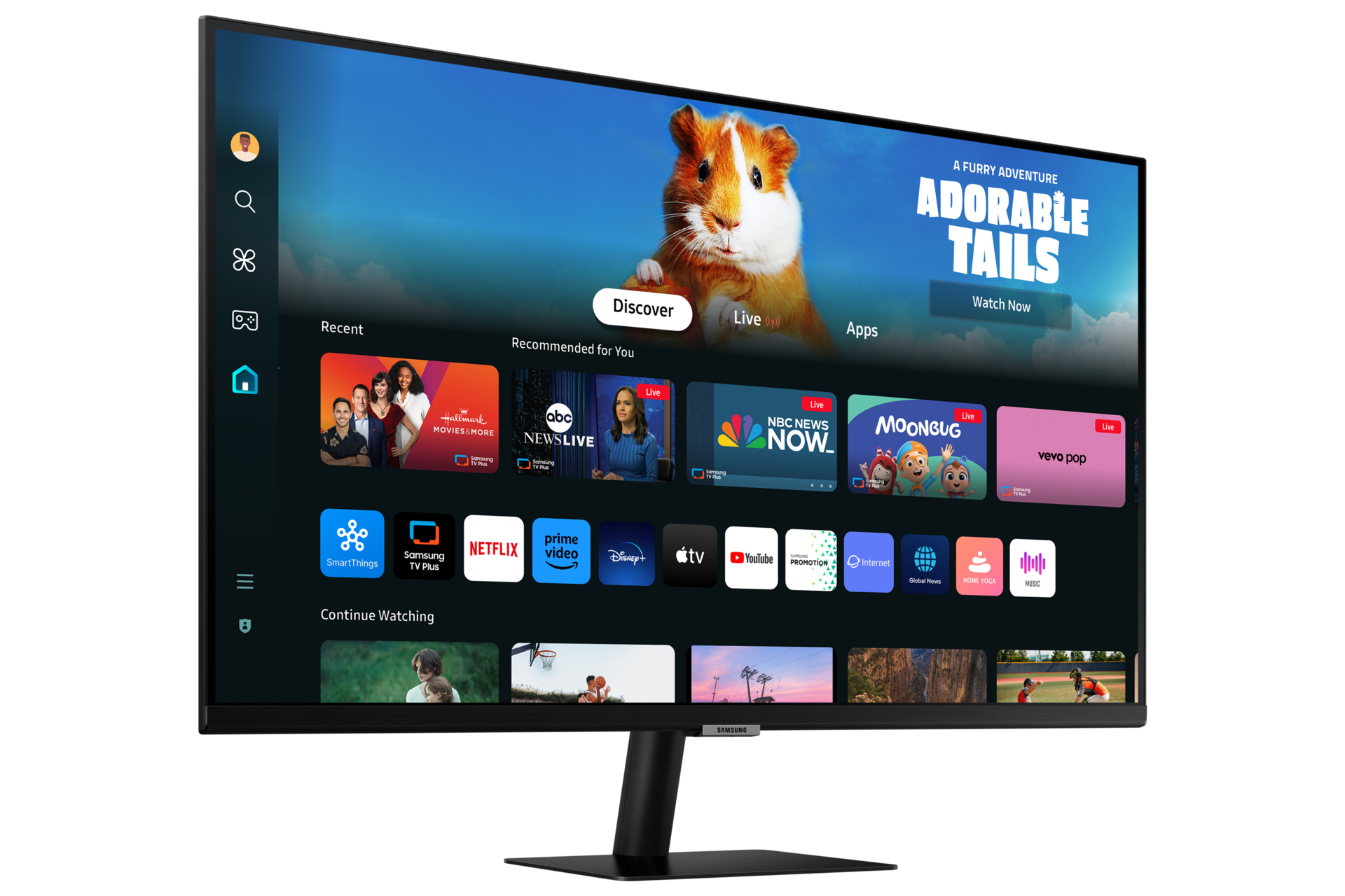 Samsung 27" M50D FHD Smart Monitor with Speakers and Remote – image 4