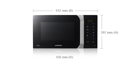 Samsung ME109F-1S microwave Black, Silver Countertop – image 5