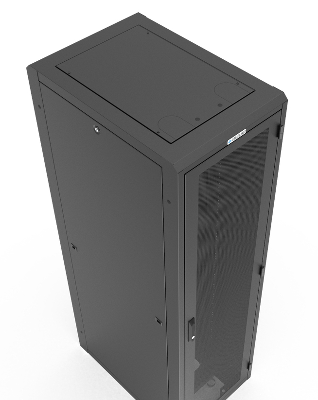 Vertiv GL840E-2432-B-SQM6MS rack cabinet 44U Freestanding rack Black – image 3