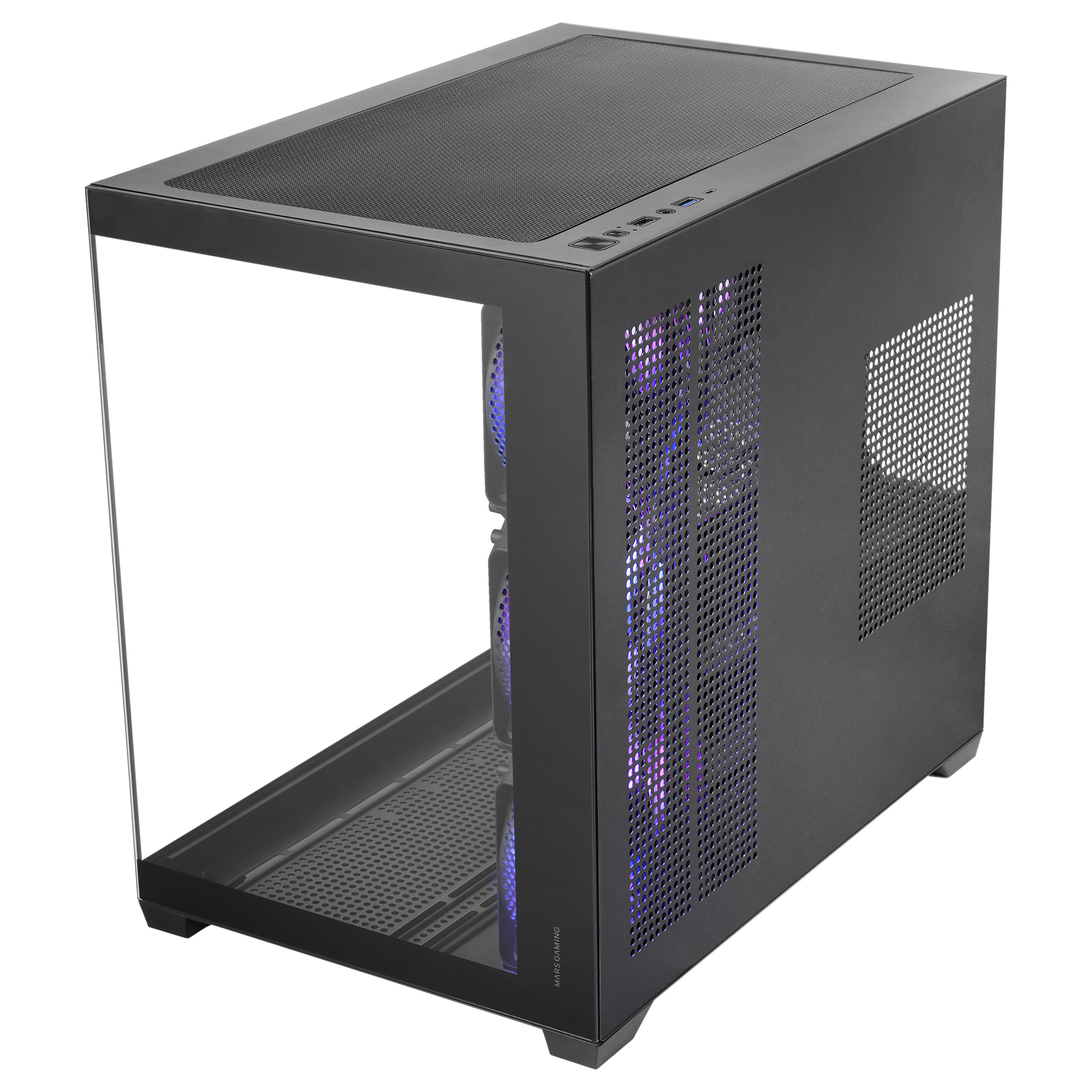 Mars Gaming MCV5 computer case Midi Tower Black – image 4