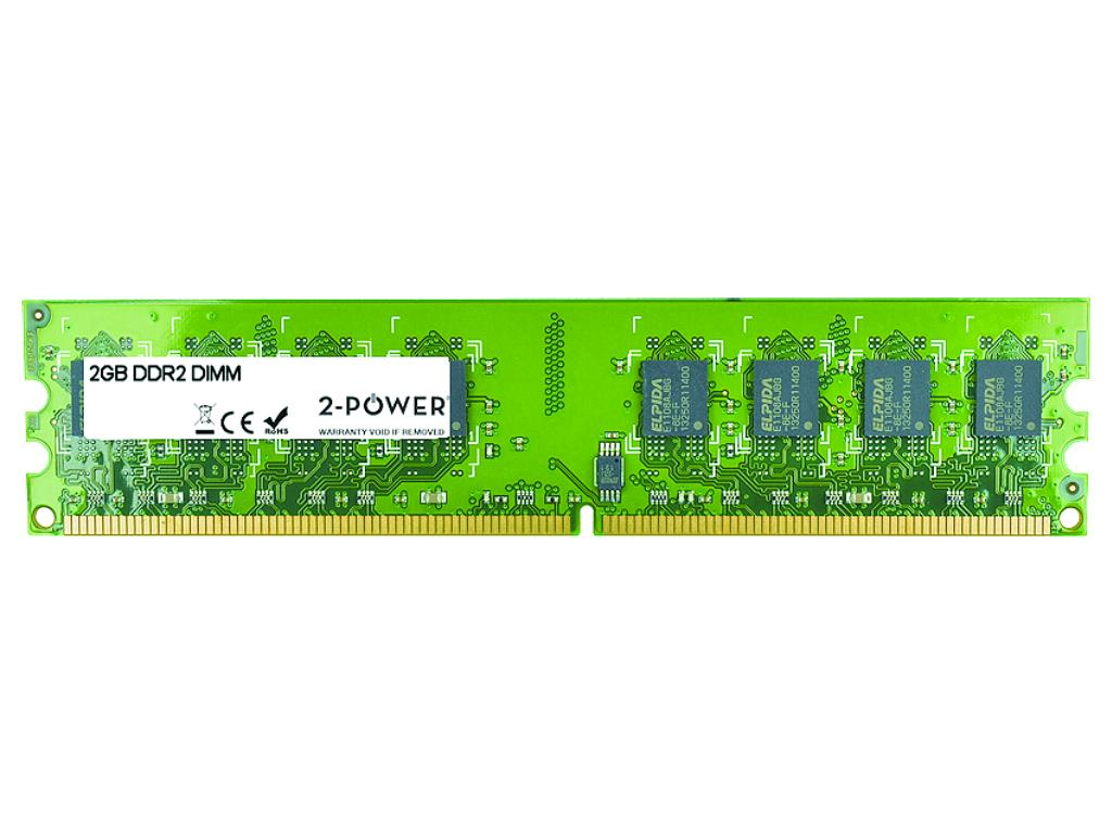 2-Power 2GB DDR2 533MHz DIMM Memory - replaces 2PDPC2533UDKB12G