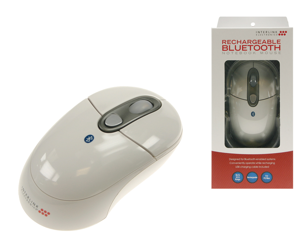 2-Power Bluetooth Mouse White (PC/Mac)