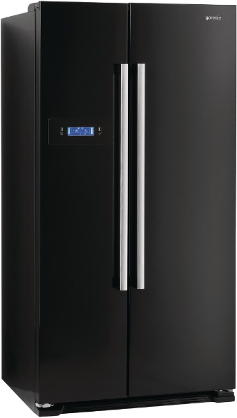 Gorenje NRS85728BK side-by-side refrigerator Freestanding Black – image 1