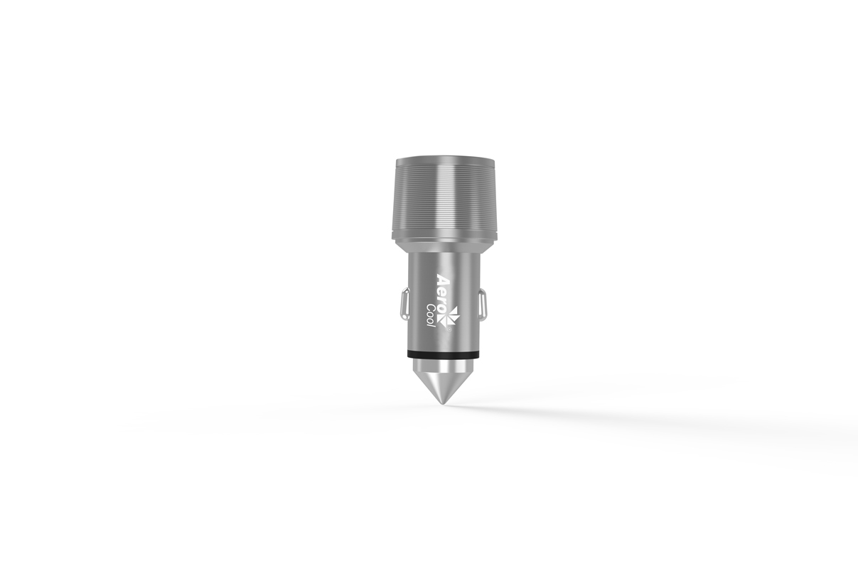Aerocool ACAC-RC2002A-31 mobile device charger Smartphone, Tablet Aluminium Cigar lighter Auto – image 3