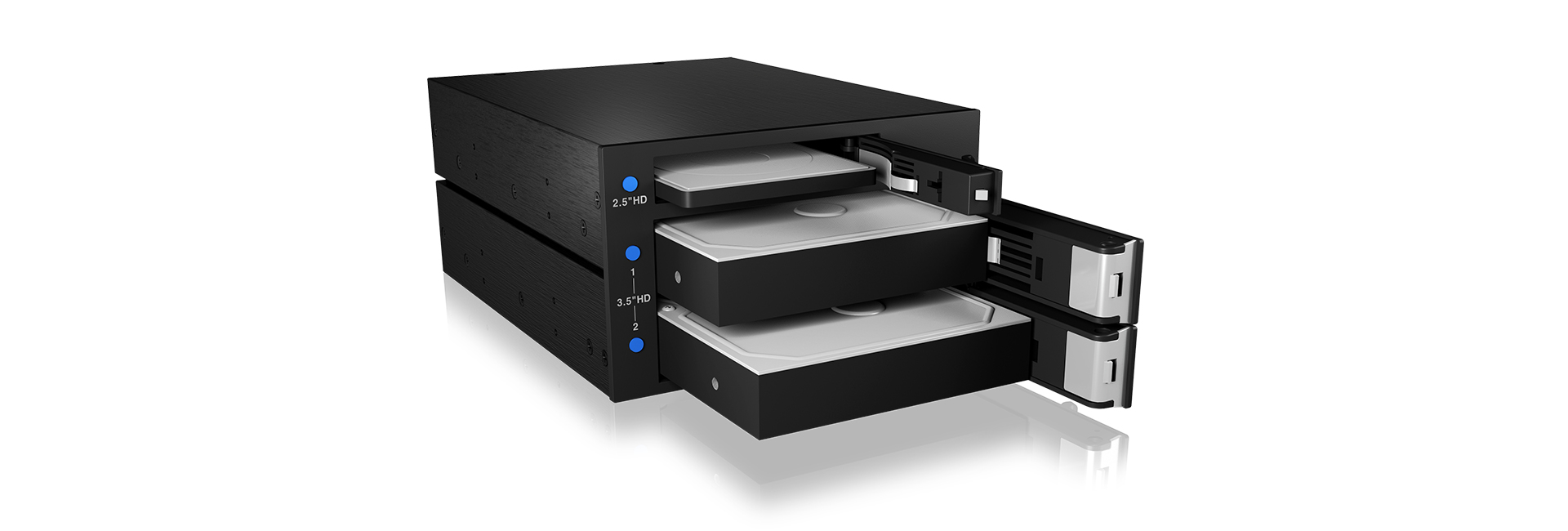 ICY BOX IB-IR3521 disk array Black – image 2
