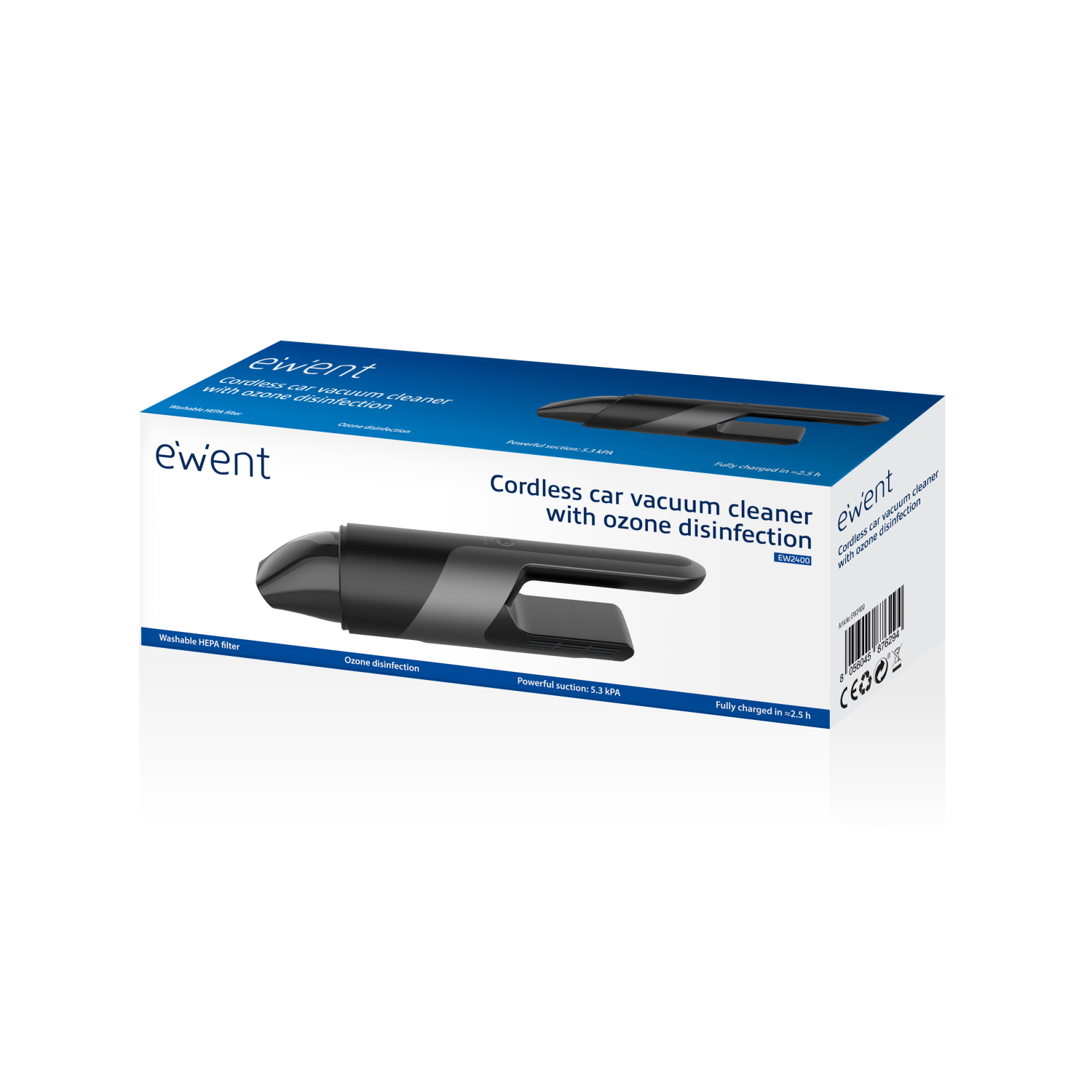 Ewent EW2400 handheld vacuum Black Bagless – image 4