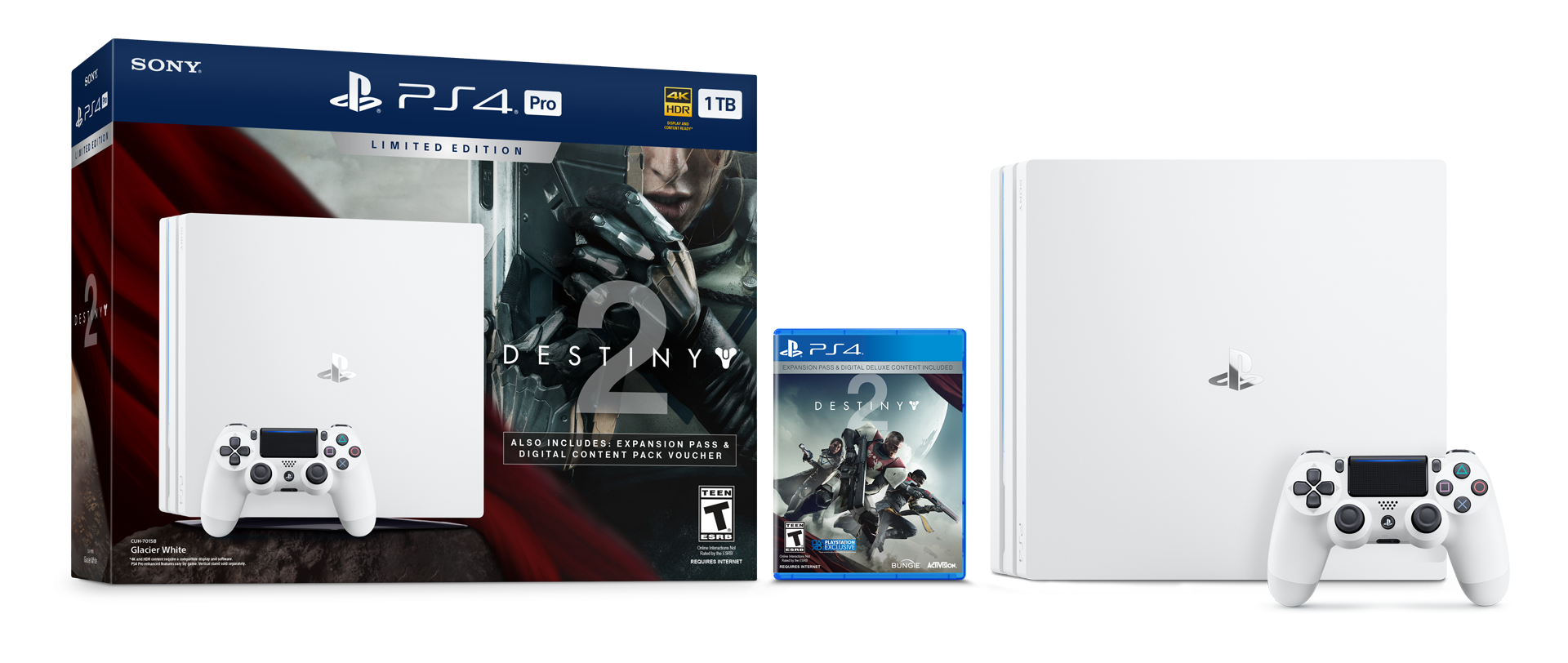 Sony Interactive Entertainment Playstation 4 Pro Bundle Destiny 2 Limited Edition