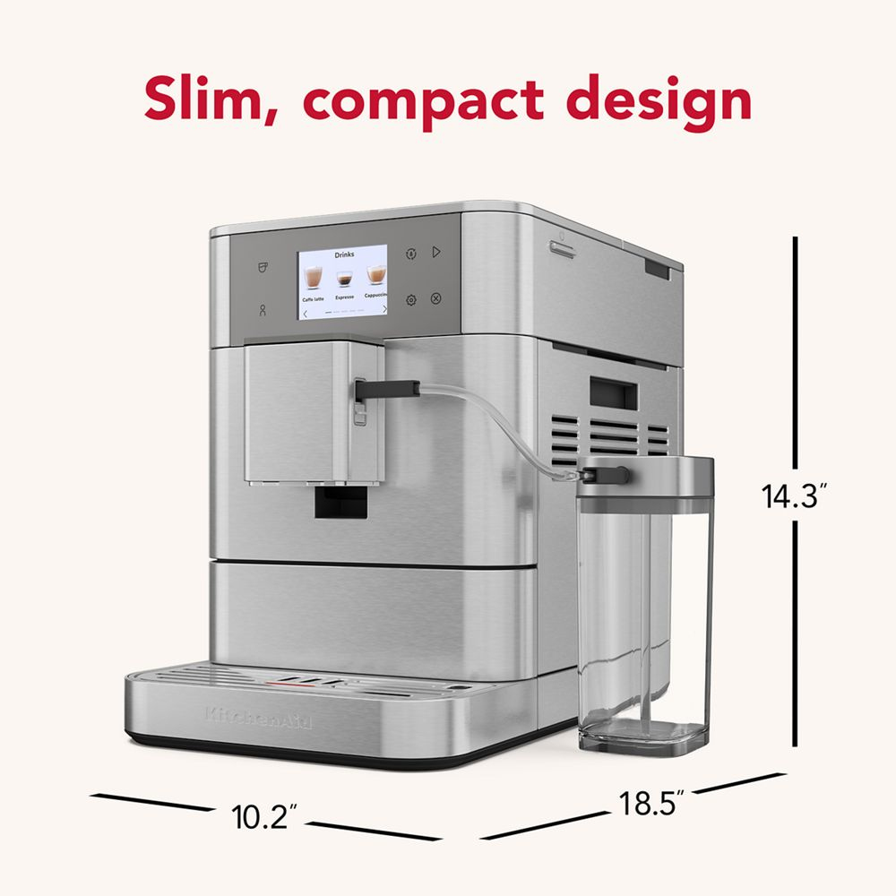 KitchenAid KES8557SX coffee maker Fully-auto Combi coffee maker – image 2